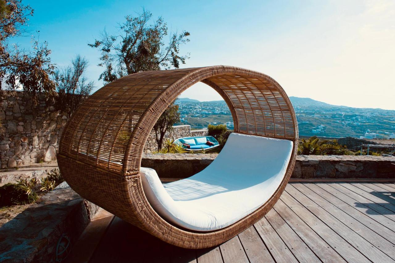 Dreamy Boho 5bed With Pool And Ocean View Villa Mykonos Town